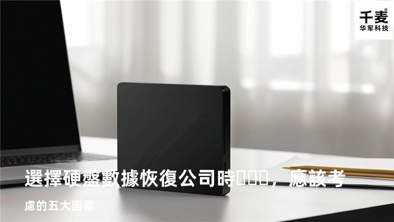 選擇硬盤數據恢復公司時，應該考慮的五大因素